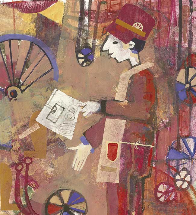 L’idea del ciclismo - illustrazioni di Antony Fachin